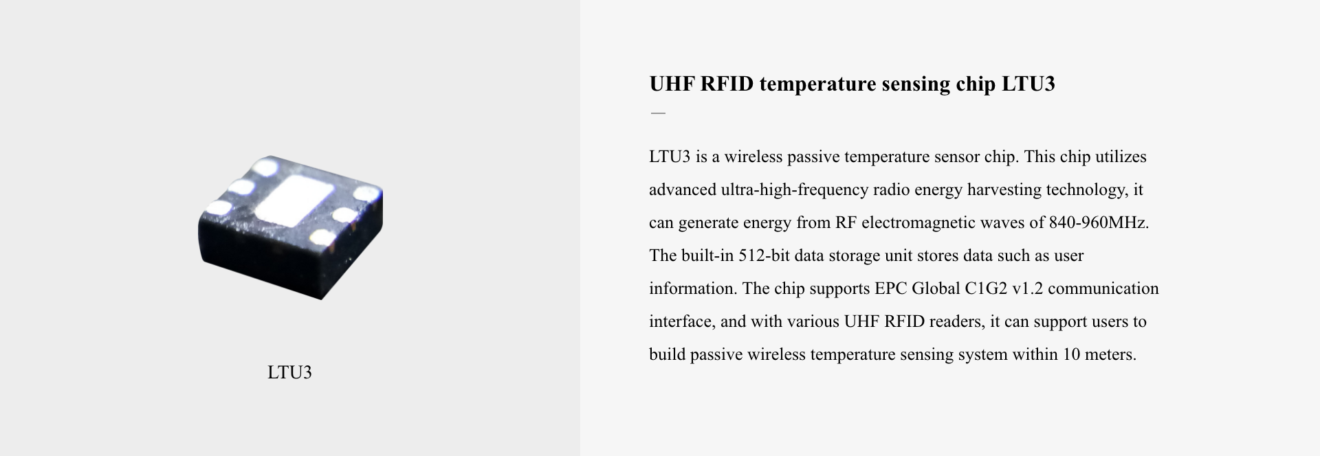 LTU3 Passive Temperature Sensing Chip(图1)