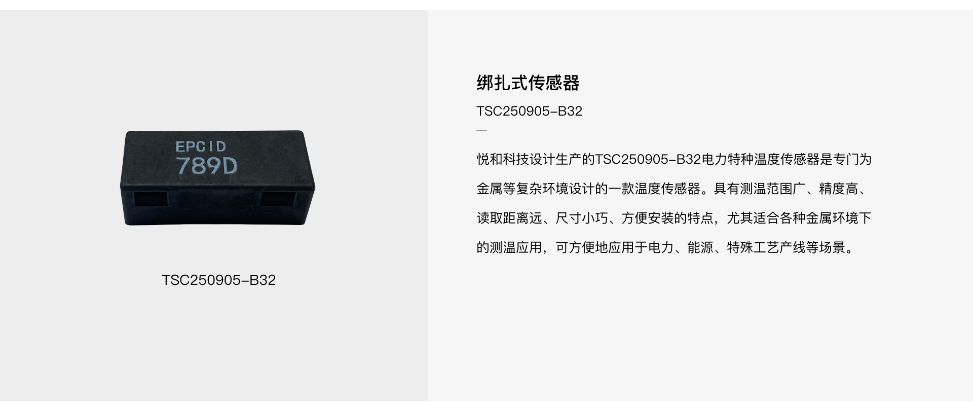 TSC250905-B32绑扎式温度传感器(图1)