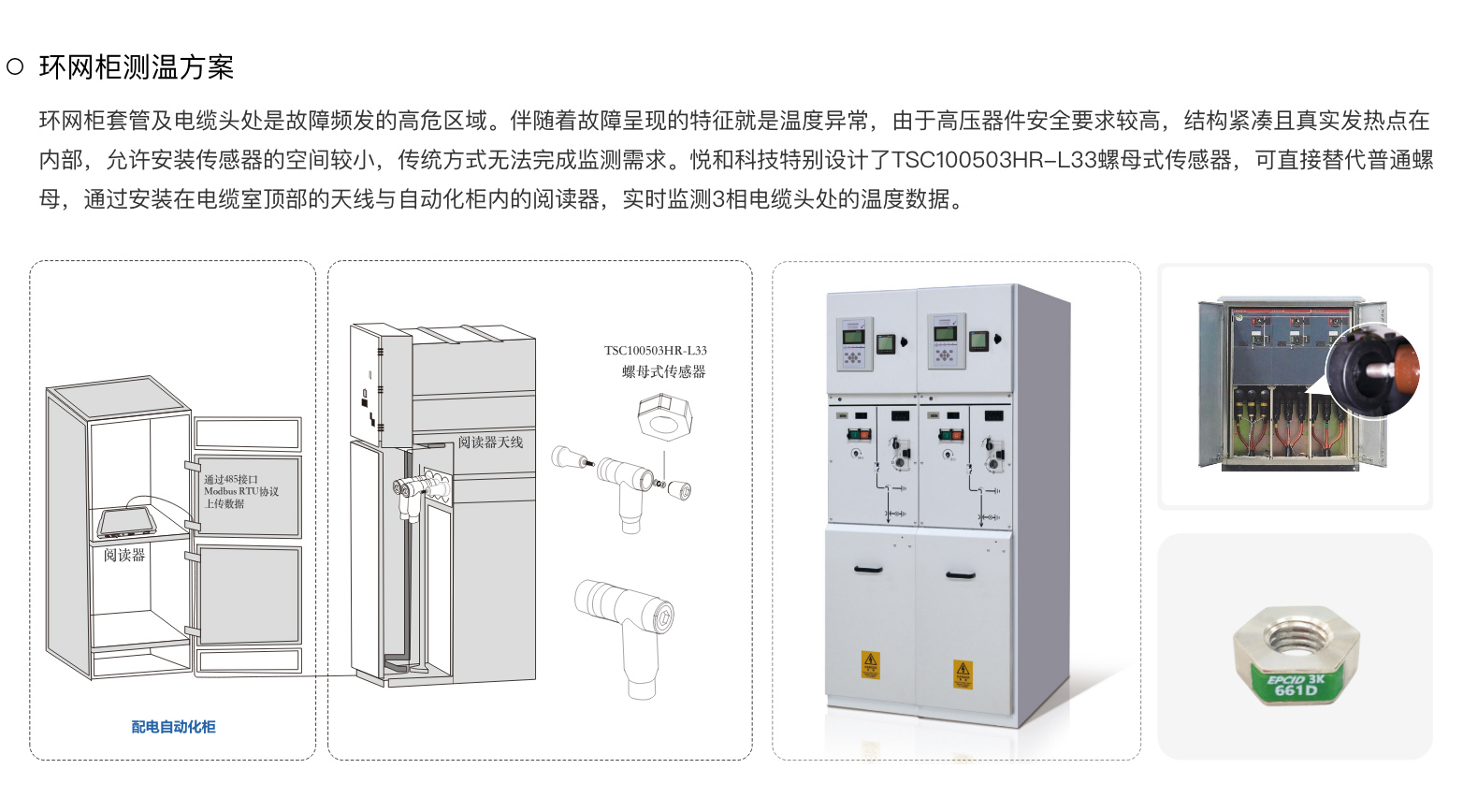 悦和RFID无源无线智能测温系统 YH-PST-01系列(图4)